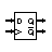 Symbole de bascule D